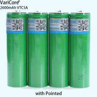 VariCore VTC5A 3.7V 2600MAh 30A High Discharge 18650ชาร์จใหม่ได้สำหรับ US18650VTC5ไฟฉายเครื่องมือ