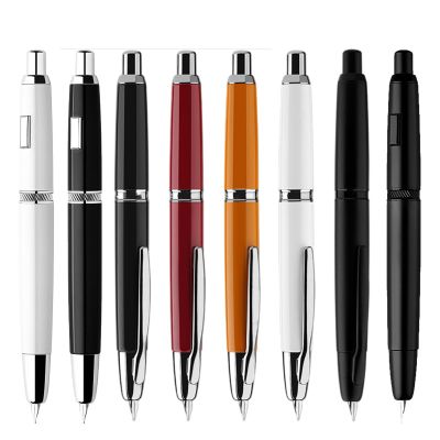 ปากกาหมึกซึมกด A1 MAJOHN Extra Fine Nib 0.4มม. ปากกาหมึกด้ามโลหะกับตัวแปลงสำหรับเขียนสีใหม่