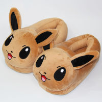 (ร้อน) โปเกมอน Pikachu S Norlax ตุ๊กตา Eevee รองเท้าแตะเด็ก S TUFF รองเท้าแตะการ์ตูนอะนิเมะของเล่นของสะสมการกระทำกระเป๋ามอนสเตอร์ตุ๊กตา