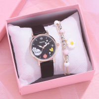 New Womens Watch Korean Trend Jam Tangan Perempuan Quartz Watches Girls Cute Cartoon Watches