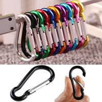 【hot】☏  5/10Pcs Climbing Keychain Color Outdoor Camping Hiking D-ring Clip Lock Bucklekeychain