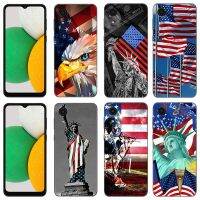 Nancy Electron】เคสโทรศัพท์ธงอเมริกา USA สำหรับ Samsung Galaxy A01 A03คอร์ A02 A04 A20 A10ไฟฟ้าจาก A30 A50 A40 A41 A8บวก A5 A7ฝาครอบ2018 A9