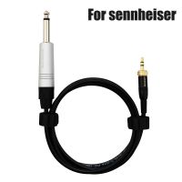 【DT】3.5mm screw lock to 1/4 6.35mm guitar instrument cable for sennheiser transmitter wireless microphonen EW 100 300 G2 G3  hot