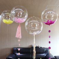 【Affordable variety of balloons】50ชิ้น5/10/18/24/36นิ้ว Bobo บอลลูน DIY เหตุการณ์งานเลี้ยงวันเกิดวันคริสต์มาสตกแต่งงานแต่งงานบอลลูน