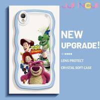 Jjlingji เคสสำหรับ OPPO A37 A37F NEO 9เคสโทรศัพท์ลายขอบซิลิโคนเหลวแบบนิ่มการ์ตูนทอยสตอรี่ขอบคลื่นคลุมทั้งหมดตัวปกป้องกล้องถ่ายรูปเลนส์เคสฝาหลังกรอบเคสนิ่ม