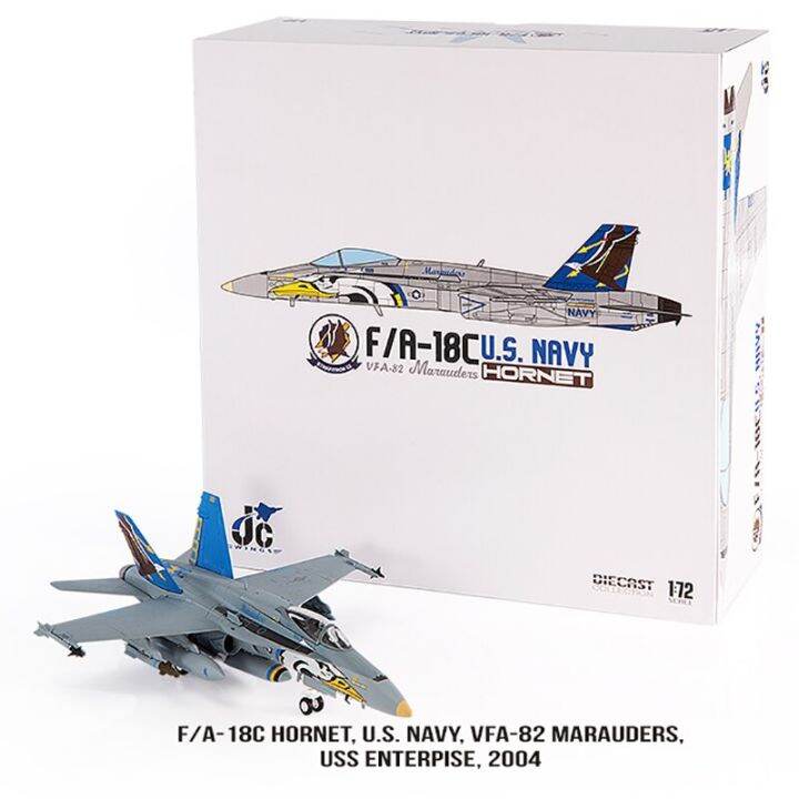 Diecast Metal Alloy F18 Model 1/72 Scale F/A-18C VFA-82 F18C Hornet ...