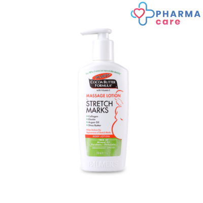 Palmers Massage Lotion For Stretch Marks 250ml - ปาล์มเมอร์ สูตรโกโก้บัตเตอร์ มาสซาสโลชั่น [Pharmacare]