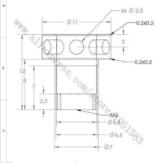 5ชิ้นสแตนเลสเครื่องพิมพ์3d-um2เชื่อมต่อตัวแยกความร้อนสำหรับ-coupler-และบล็อกป้องกันความร้อน