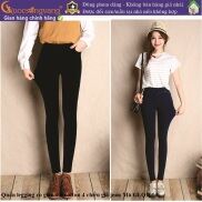 Quần legging nữ in kiểu jean quần cotton 2 chiều in hình jean big size