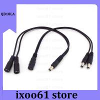 ixoo61 store 5.5mm 2.1mm Female to Male DC Power Splitter Connector Plug Extension Cable for CCTV LED Strip Light Supply Adapter