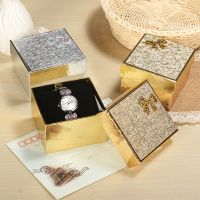 ✴ Square Jewelry Box Simple Jewelry Gift Box Earrings Necklace Pendant Display Box Watch Holder Organizer Bracelet Storage Case