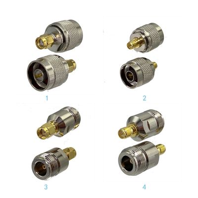 1pcs Connector Adapter RP SMA to N Male Plug &amp; Female Jack RF Coaxial Converter Wire Terminal Straight New Electrical Connectors