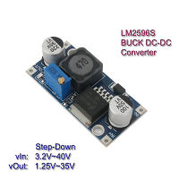 DC-DC Buck Converter รถ Stabilizers Step-Down โมดูลแหล่งจ่ายไฟ LM2596ปรับ DC1.25V-35V ตัวควบคุมแรงดันไฟฟ้า