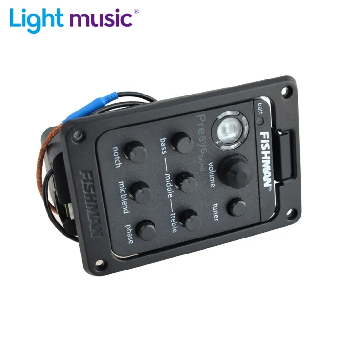 FISHMAN 301ไมค์ Presys Blend โหมดคู่ปรีแอมป์ EQ จูนเนอร์กีตาร์ปิ๊กอัพ ...