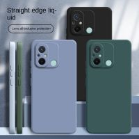 10A 12C Xiaomi Redmi 9C 9A Redmi 10 5G ซิลิโคนเหลวตรงขอบเคสใส่โทรศัพท์ฝาหลัง TPU ซิลิโคนสีลูกกวาด