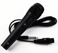 ไมค์พร้อมสาย แจ็คใหญ่ 6.5 ไมโครโฟน ร้องเพลง/พูด คาราโอเกะ Professional Dynamic Microphone