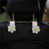 2pcs Car Seat Cute Hook Auto Fastener Flower Bow Shape Interior Car-styling Storage Bag for Women Girl Gift Auto Accessories