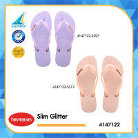 Havaianas Collection ฮาวายานัส รองเท้าแตะ รองเท้าผู้หญิง รองเท้าแตะผู้หญิง Slim Glitter 4147122 PP/ PI (990)