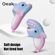 Oeak Dép Lê Nam Nữ Mùa Hè Cá Mập Cầu Vồng Dép Đế Dày EVA Dép Lê Phòng Tắm