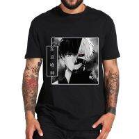 Tokyo Ghoul Printing Short-Sleeved T-Shirt Hip-Hop Summer Streetwear Retro Men Cotton T Shirt Anime Tees