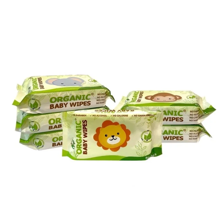 Organic Wipes 80s pack of 6 Lazada PH