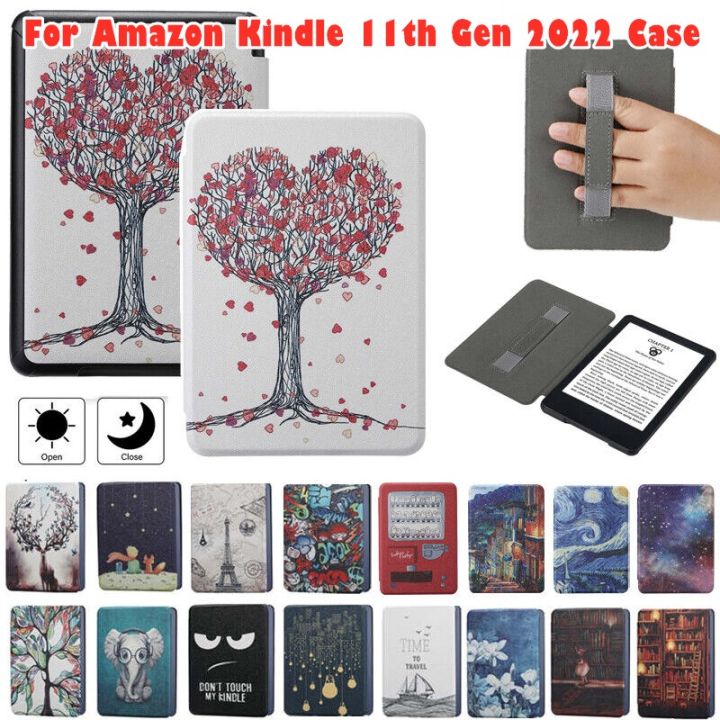 Smart Cover For Funda Kindle 2022 Case 6 Inch Stand Protecive Painted Cover  For Etui Kindle 11th Generation 2022 Ebook Case Capa - Tablets & E-books  Case - AliExpress
