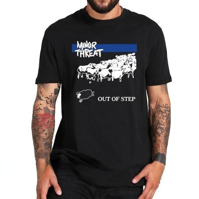 Step Minor Threat | Minor Threat Shirt Black | Band Shirt Hardcore | Minor Threat Tshirt - lor-made T-shirts XS-6XL