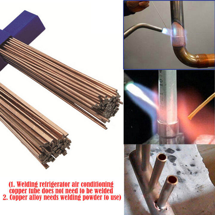 20/50Pcs Welding Rod Copper Pipe Set 1mm3mm L201 BCUP93 Low