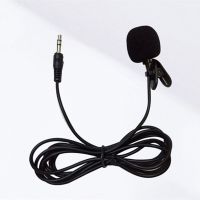 Clip-on Microphone Lapel Mini Lavalier Mic Microphone 3.5mm Portable Mini Microphone For Mobile Phone PC Recording Conference