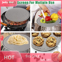 Jacky จาระบีน้ำมัน Nonstick ฝากระทะน้ำมันหลักฐานที่ครอบป้องกันอาหารกระเด็นทอดเสื่อนิรภัย