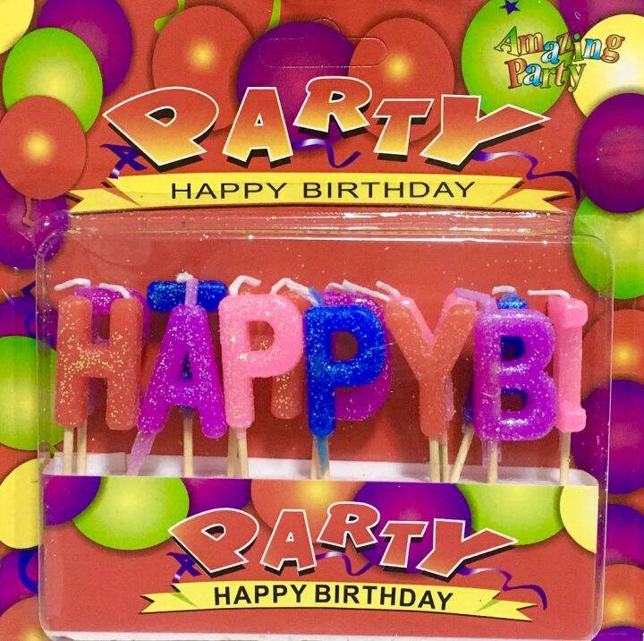 Happy Birthday Party Candle Lazada PH