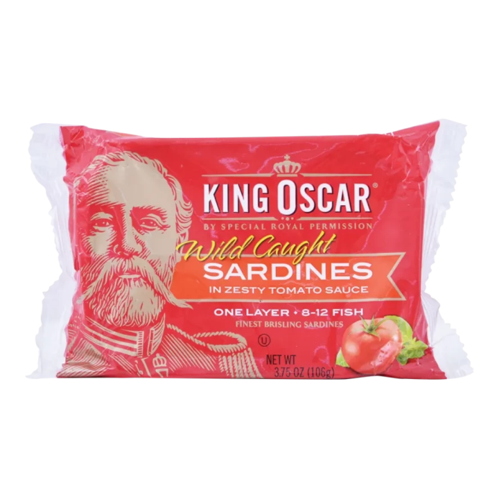 King Oscar Sardines in Zesty Tomato Sauce คิงออสการ์ ปลาซาร์ดีนในซอส