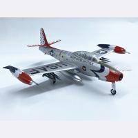 โมเดลเครื่องบินรบ F-84G อเมริกันขนาด1:72เครื่องประดับจำลองสำเร็จรูปของเล่น36801ของขวัญชุดก่อสร้างเครื่องบิน