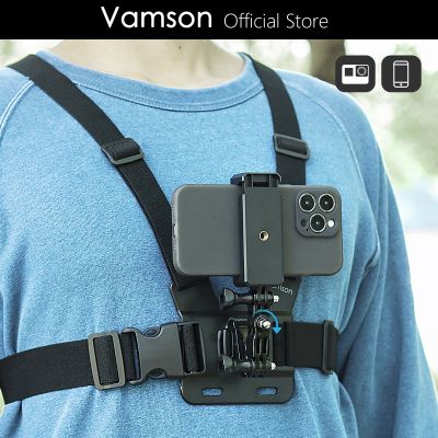 for iPhone 13 14 Samsung Huawei Chest Strap Belt Body Harness Phone Clip Mount for Insta360 for Gopro Hero 11 10 9 8 7