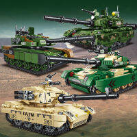 โมเดลรถถังอาวุธ ทหาร รุ่น M1A1 Leopard 2 Type 99 K2 WW2 ของเล่นสําหรับเด็กa a