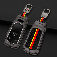 โลหะรถ Remote Key Case Cover Shell Fob สำหรับ Audi A4 B9 A5 A6 8S 8W Q5 4M S4 S5 S7 TT TTS TFSI RS ผู้ถือ Keyless