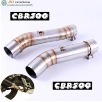 Slip On For HONDA CBR300 Cbr300r Cbr500 Cbr 500 Cbr 300 CBR500R CBR250 Motorcycle Exhaust MUFFLER CONTACT Middle Link Pipe Haberdashery