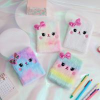 Cute Bow Cat Notebook For Girls Kawaii Mini Fur Daily Notepads Line Study Planner Kid 39;s Gift Papeleria School Stationery