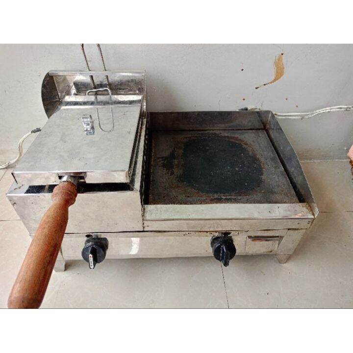 burger grill with deep fryer Lazada PH