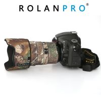 ROLANPRO เสื้อกันหนาวลายทหารฝนฝาครอบสำหรับ Nikon AFS 24-70Mm เคสโทรศัพท์กันกระแทก F2.8G S เคสป้องกันเสื้อผ้า DSLR