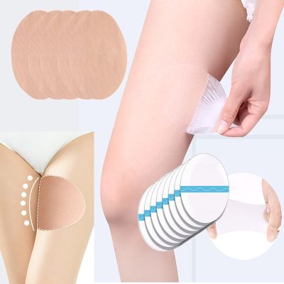 20-2PCS Disposable Spandex Thigh Tapes Invisible Body Pads Outdoor Anti-friction Thigh Patches from Rubbing Thigh Heel Stickers Shoes Accessories