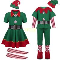 ชุดคริสต์มาสเด็กสาวแฟนซีสีเขียว2022สำหรับเด็กผู้หญิงชุดซานตาคลอสเทศกาลชุดเดรสปาร์ตี้คริสต์มาส