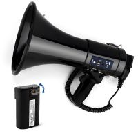 Rechargeable Megaphone With Lithium Battery Siren Record Music  Portable Wireless Megaphone Megaphones