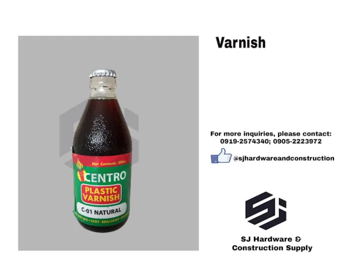 Centro Plastic Varnish 350cc Bottle Lazada PH