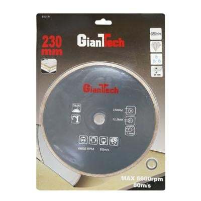 "ถูกชัวร์"ใบตัดเพชร GIANTTECH รุ่น 610171 ขนาด 230 x 2.4 x 22.2 มม.*ส่งด่วนทุกวัน*