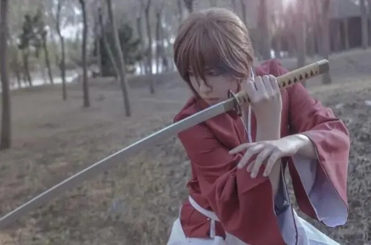 Anime Himura Kenshin HIMURA KENSHIN Kendo Uniform Kimono Cosplay