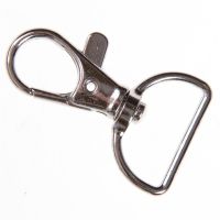 10pcs/set Silver Metal Lanyard Hook Swivel Snap Hooks Key Chain Clasp Clips Lanyard Bag Hardware hot selling