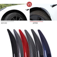 7 Colors Car Fender Flares Arch Wheel Sticker Decoration Eyebrow Guard for Tesla Model 3 2017-20 Mudguard Protection Accessories