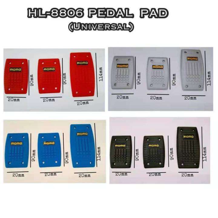 CPO.PH Nonslip Car Pedal Pads Universal Car Automatic Series Brake Gas