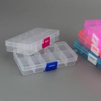 10 Grids Drawer Storage Box Transparent Detachable Storage Organizers Jewelry Makeup Organizer Small Things Home Kitchen Gadget